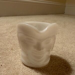 Federal White Ceramic Face creamer